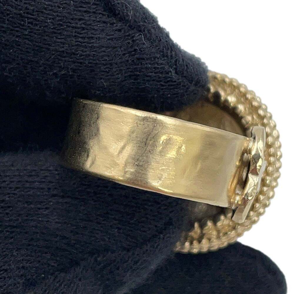 CHANEL Gold Logo Ring - Picture 5 of 7